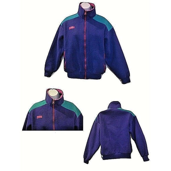 Columbia Womens Vintage Bugaboo 2 In 1 Ski Jacket Pink Purple Blue USA Size M - Picture 13 of 13